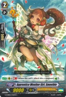 Apprentice Weather Girl, Smoothie - G-CHB02: We ARE!!! Trinity Dragon - Cardfight Vanguard card