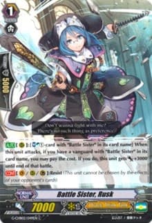 Battle Sister, Rusk - G-CHB02: We ARE!!! Trinity Dragon - Cardfight Vanguard card