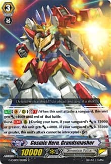 Cosmic Hero, Grandsmasher - G-CHB02: We ARE!!! Trinity Dragon - Cardfight Vanguard card