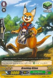 Brushing Kitten - G-CHB02: We ARE!!! Trinity Dragon - Cardfight Vanguard card