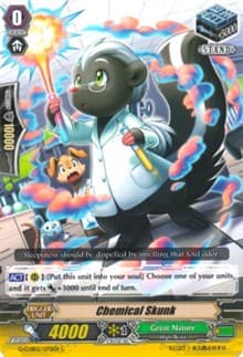 Chemical Skunk - G-CHB02: We ARE!!! Trinity Dragon - Cardfight Vanguard card