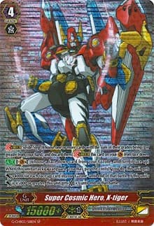 Super Cosmic Hero, X-tiger (SP) - G-CHB02: We ARE!!! Trinity Dragon - Cardfight Vanguard card