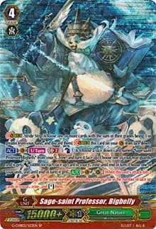 Sage-saint Professor, Bigbelly (SP) - G-CHB02: We ARE!!! Trinity Dragon - Cardfight Vanguard card