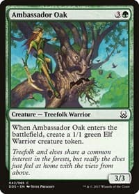 Ambassador Oak - Duel Decks: Mind vs. Might - Magic: The Gathering card