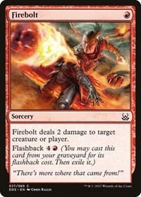 Firebolt - Duel Decks: Mind vs. Might - Magic: The Gathering card