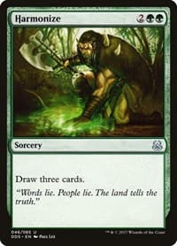 Harmonize - Duel Decks: Mind vs. Might - Magic: The Gathering card