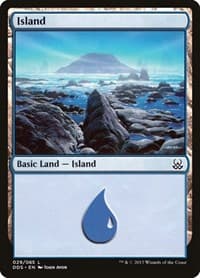 Island (029) - Duel Decks: Mind vs. Might - Magic: The Gathering card
