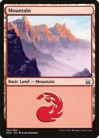 Mountain (062) - Duel Decks: Mind vs. Might - Magic: The Gathering card