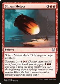 Shivan Meteor - Duel Decks: Mind vs. Might - Magic: The Gathering card