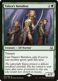 Talara's Battalion - Duel Decks: Mind vs. Might - Magic: The Gathering card