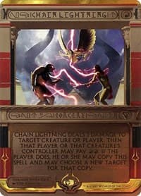 Chain Lightning - Masterpiece Series: Amonkhet Invocations - Magic: The Gathering card