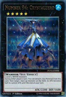 Number 94: Crystalzero - Duelist Saga - YuGiOh card