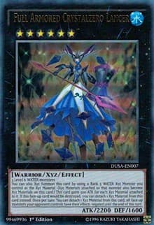 Full Armored Crystalzero Lancer - Duelist Saga - YuGiOh card
