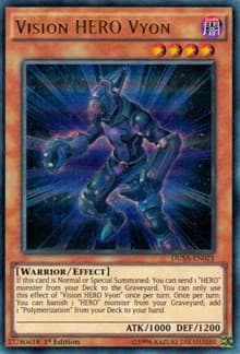 Vision HERO Vyon - Duelist Saga - YuGiOh card