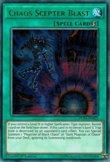 Chaos Scepter Blast - Duelist Saga - YuGiOh card
