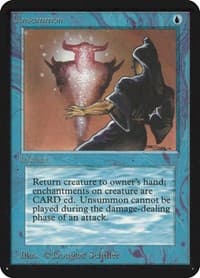 Unsummon - Alpha Edition - Magic: The Gathering card