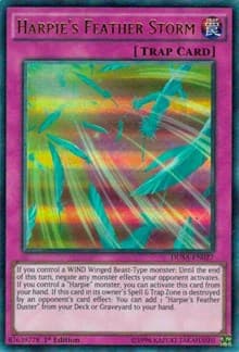 Harpie's Feather Storm - Duelist Saga - YuGiOh card