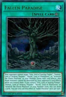 Fallen Paradise - Duelist Saga - YuGiOh card