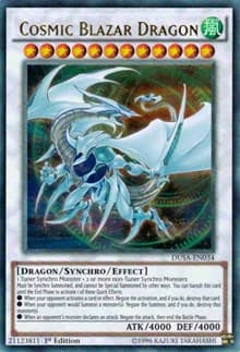 Cosmic Blazar Dragon - Duelist Saga - YuGiOh card