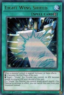 Light Wing Shield - Duelist Saga - YuGiOh card