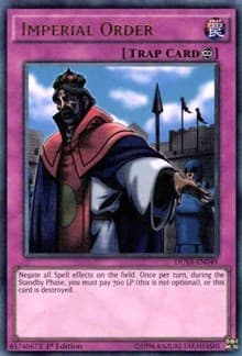 Imperial Order - Duelist Saga - YuGiOh card
