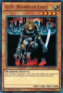 D.D. Warrior Lady - Duelist Saga - YuGiOh card