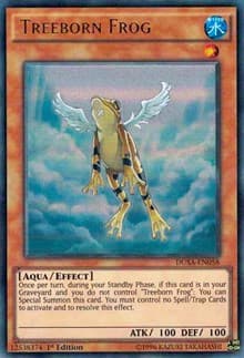 Treeborn Frog - Duelist Saga - YuGiOh card
