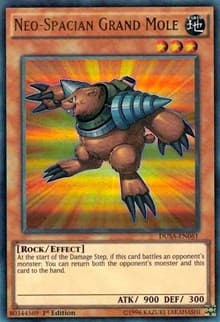 Neo-Spacian Grand Mole - Duelist Saga - YuGiOh card