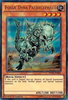 Fossil Dyna Pachycephalo - Duelist Saga - YuGiOh card