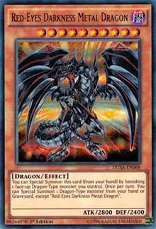 Red-Eyes Darkness Metal Dragon - Duelist Saga - YuGiOh card