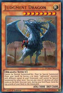 Judgment Dragon - Duelist Saga - YuGiOh card