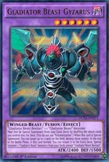 Gladiator Beast Gyzarus - Duelist Saga - YuGiOh card