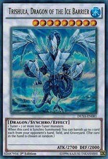 Trishula, Dragon of the Ice Barrier - Duelist Saga - YuGiOh card