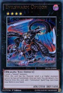 Evilswarm Ophion - Duelist Saga - YuGiOh card
