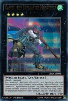 Castel, the Skyblaster Musketeer - Duelist Saga - YuGiOh card