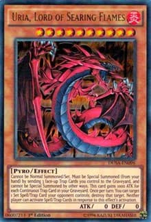 Uria, Lord of Searing Flames - Duelist Saga - YuGiOh card