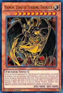 Hamon, Lord of Striking Thunder - Duelist Saga - YuGiOh card