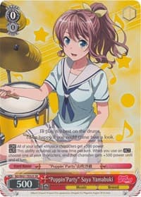 "Poppin'Party" Saya Yamabuki (SR) - BanG Dream! - Weiss Schwarz card