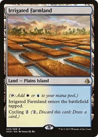 Irrigated Farmland - Amonkhet - Magic: The Gathering card