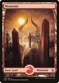 Mountain (253) - Full Art - Amonkhet - Magic: The Gathering card