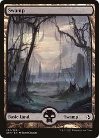 Swamp (252) - Full Art - Amonkhet - Magic: The Gathering card