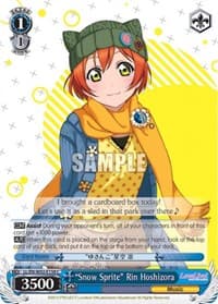 "Snow Sprite" Rin Hoshizora - Love Live! DX Vol.2 - Weiss Schwarz card