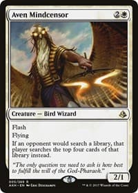 Aven Mindcensor - Amonkhet - Magic: The Gathering card