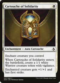 Cartouche of Solidarity - Amonkhet - Magic: The Gathering card