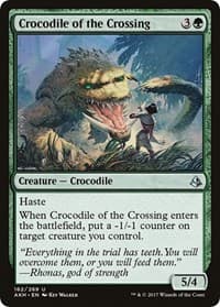 Crocodile of the Crossing - Amonkhet - Magic: The Gathering card