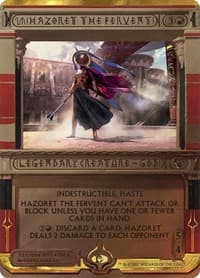 Hazoret the Fervent - Masterpiece Series: Amonkhet Invocations - Magic: The Gathering card