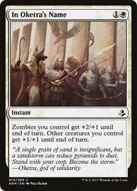 In Oketra's Name - Amonkhet - Magic: The Gathering card