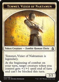 Temmet, Vizier of Naktamun Token - Amonkhet - Magic: The Gathering card