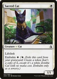 Sacred Cat - Amonkhet - Magic: The Gathering card