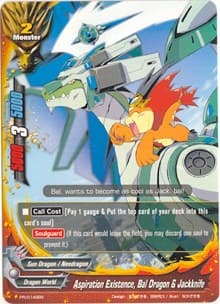 Aspiration Existence, Bal Dragon & Jackknife - Promo Cards - Future Card BuddyFight card